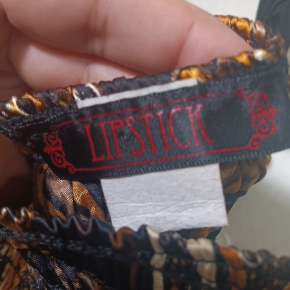 Lipstick Boutique Black and Orange Top - Picture 5 of 8